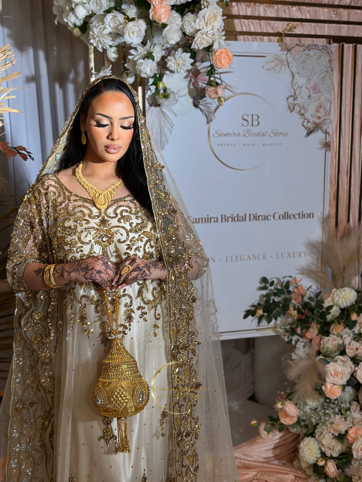 PRE -ORDER The Majestic Maram Ivory Gold Dirac