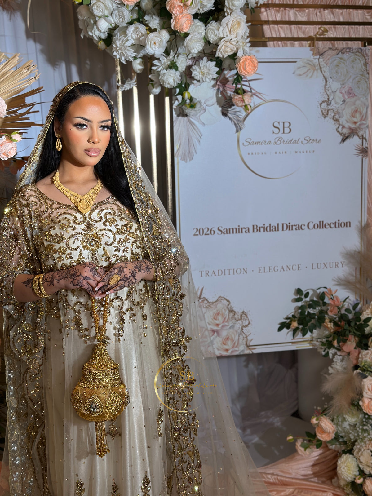 PRE -ORDER The Majestic Maram Ivory Gold Dirac