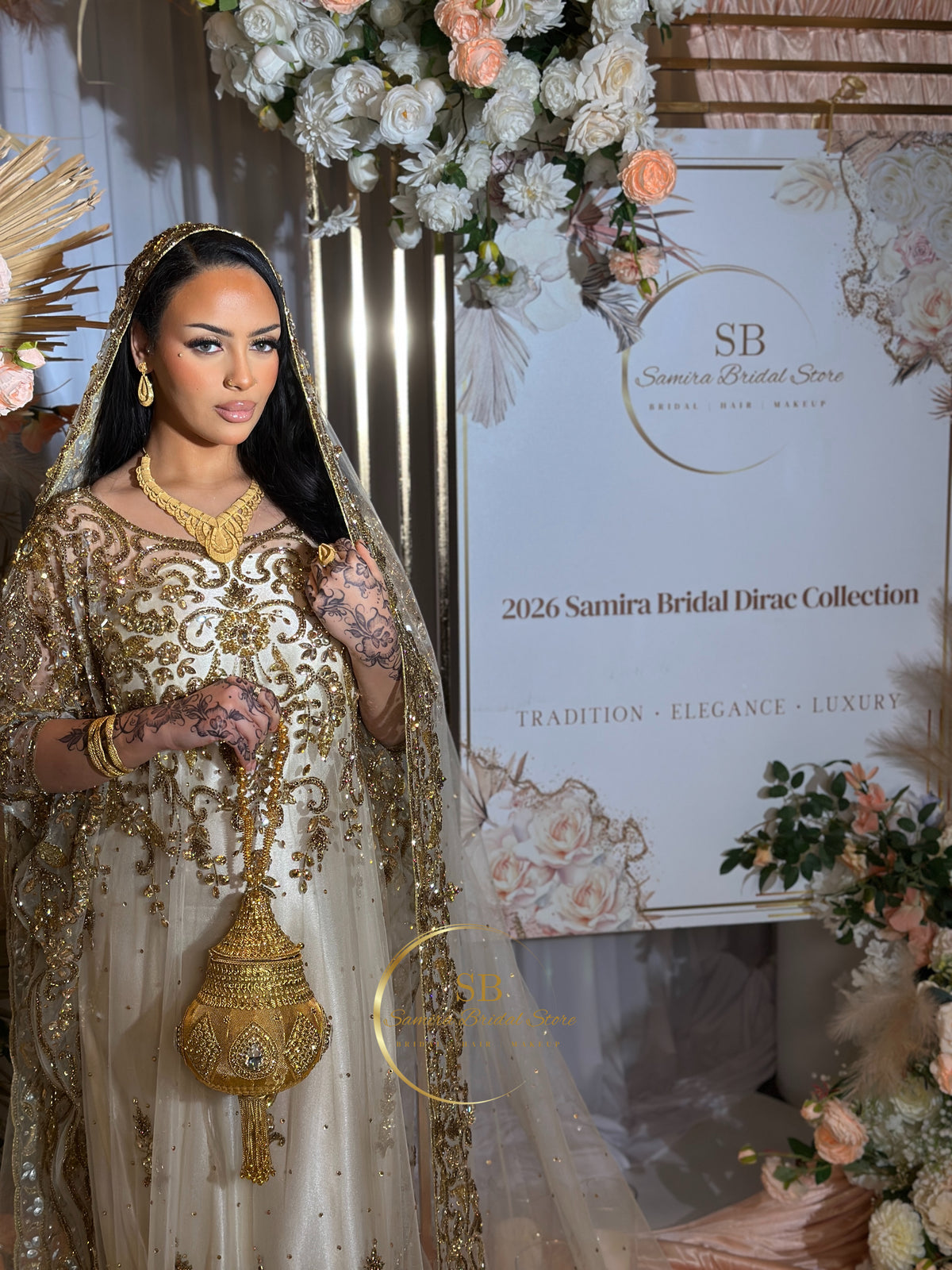 PRE -ORDER The Majestic Maram Ivory Gold Dirac