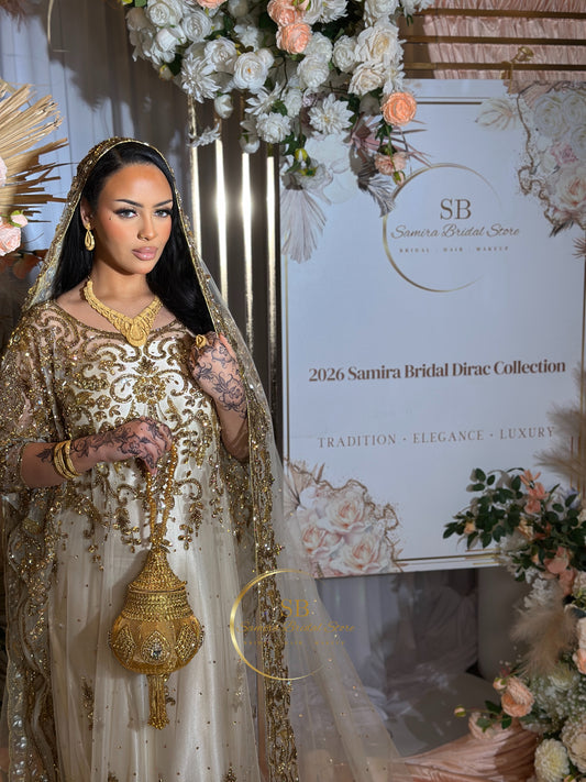 PRE -ORDER The Majestic Maram Ivory Gold Dirac